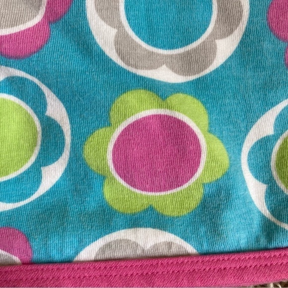 Chez Ami by Patsy Aiken Retro Style Bell Sleeve Floral Polka Dot Cotton Dress 6X - Picture 13 of 16